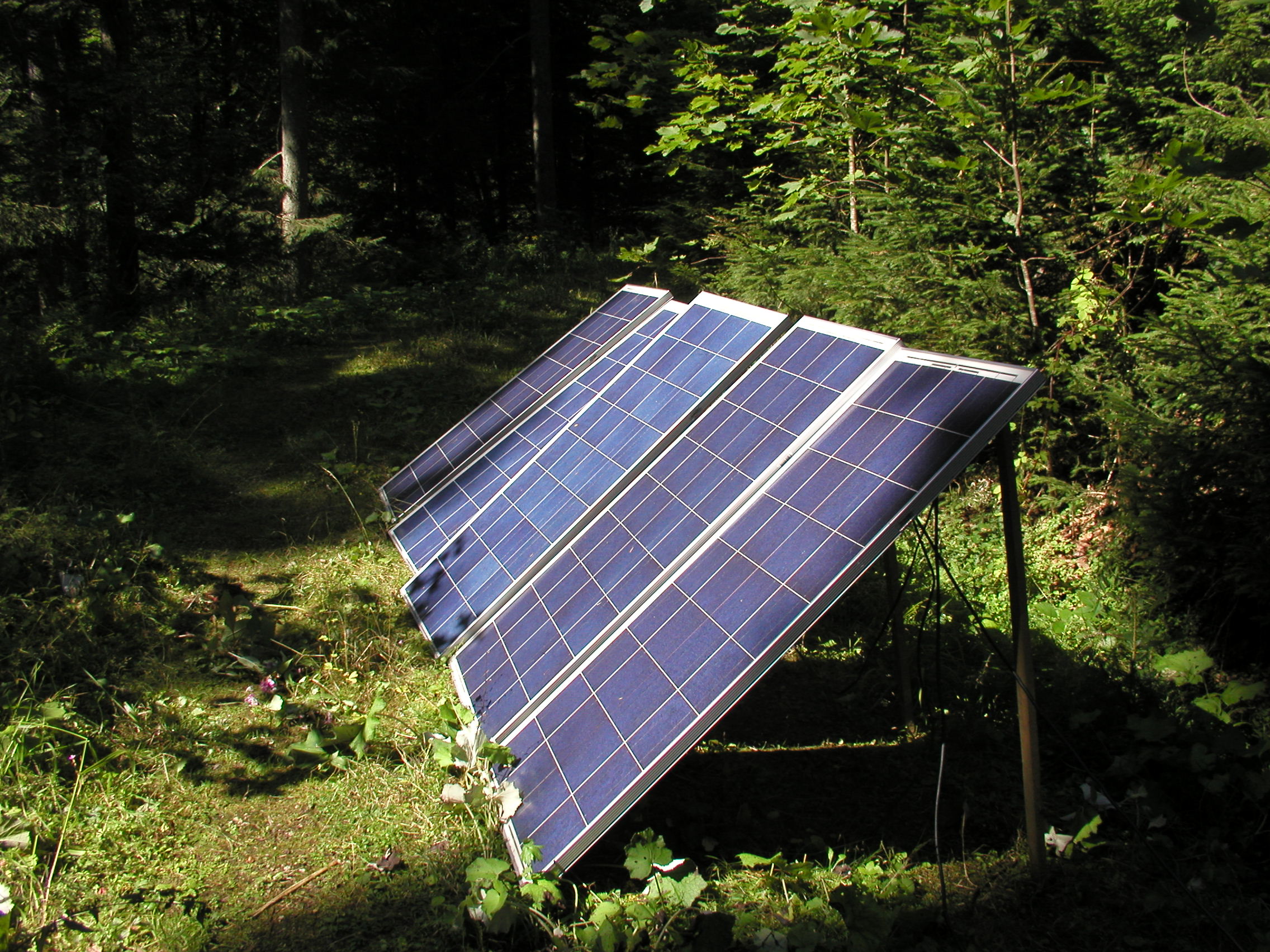 Solarzellen im Einsatz