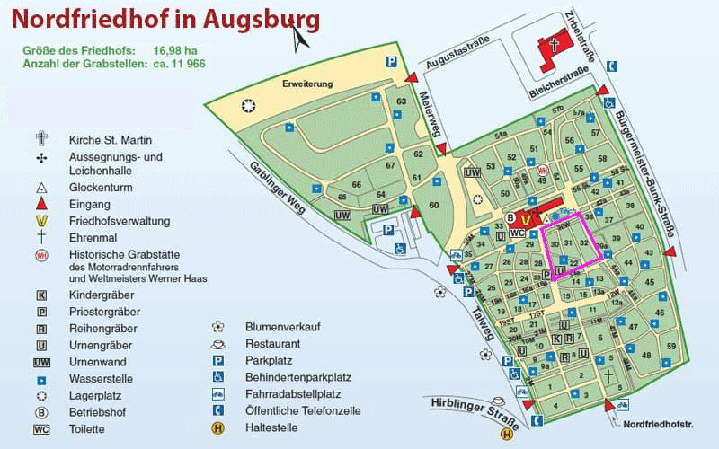 1.-Übersichtskarte-----Nordfriedhof-Augsburg2