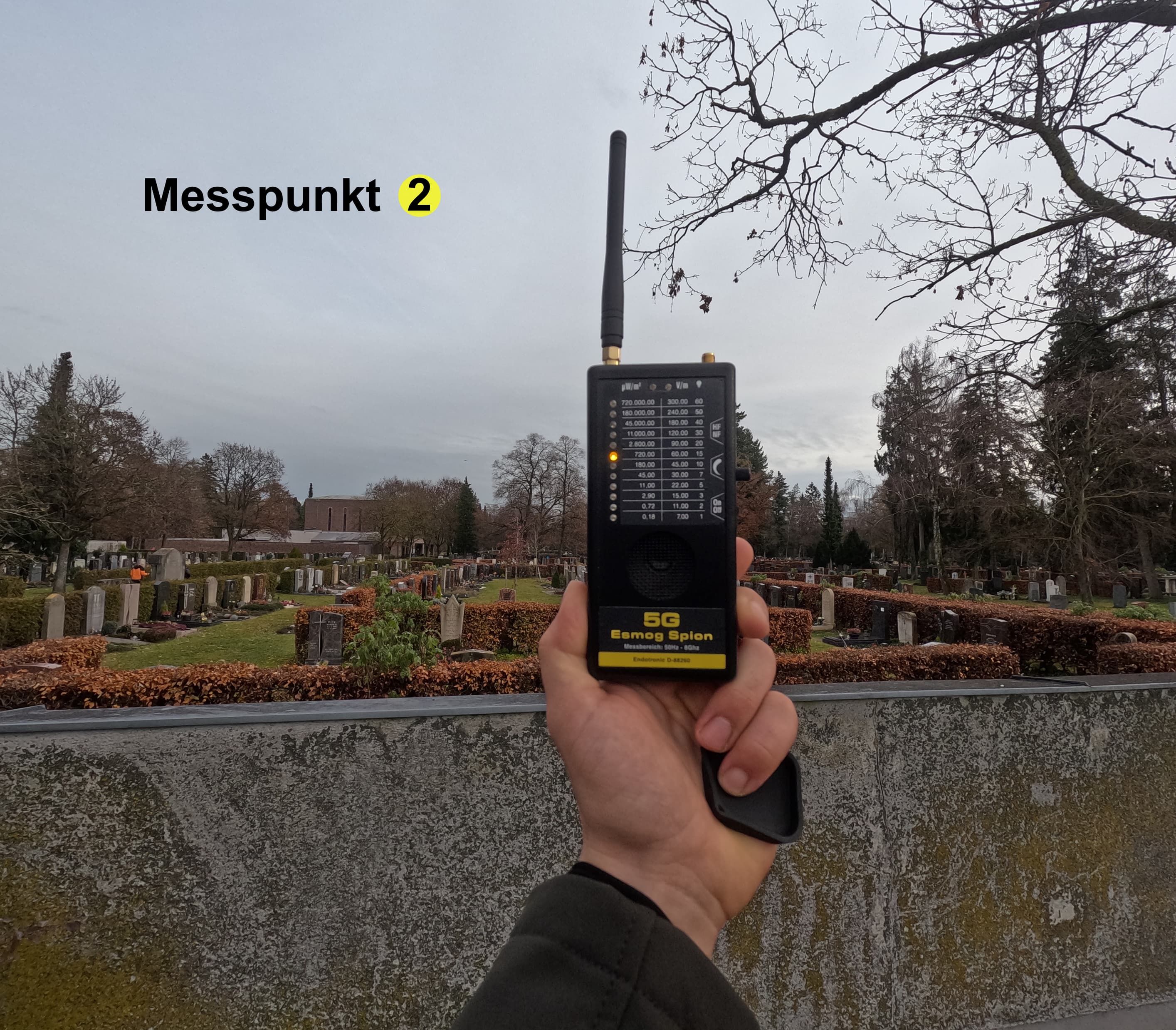 5. Messpunkt 2 -- Nordfriedhof Augsburg